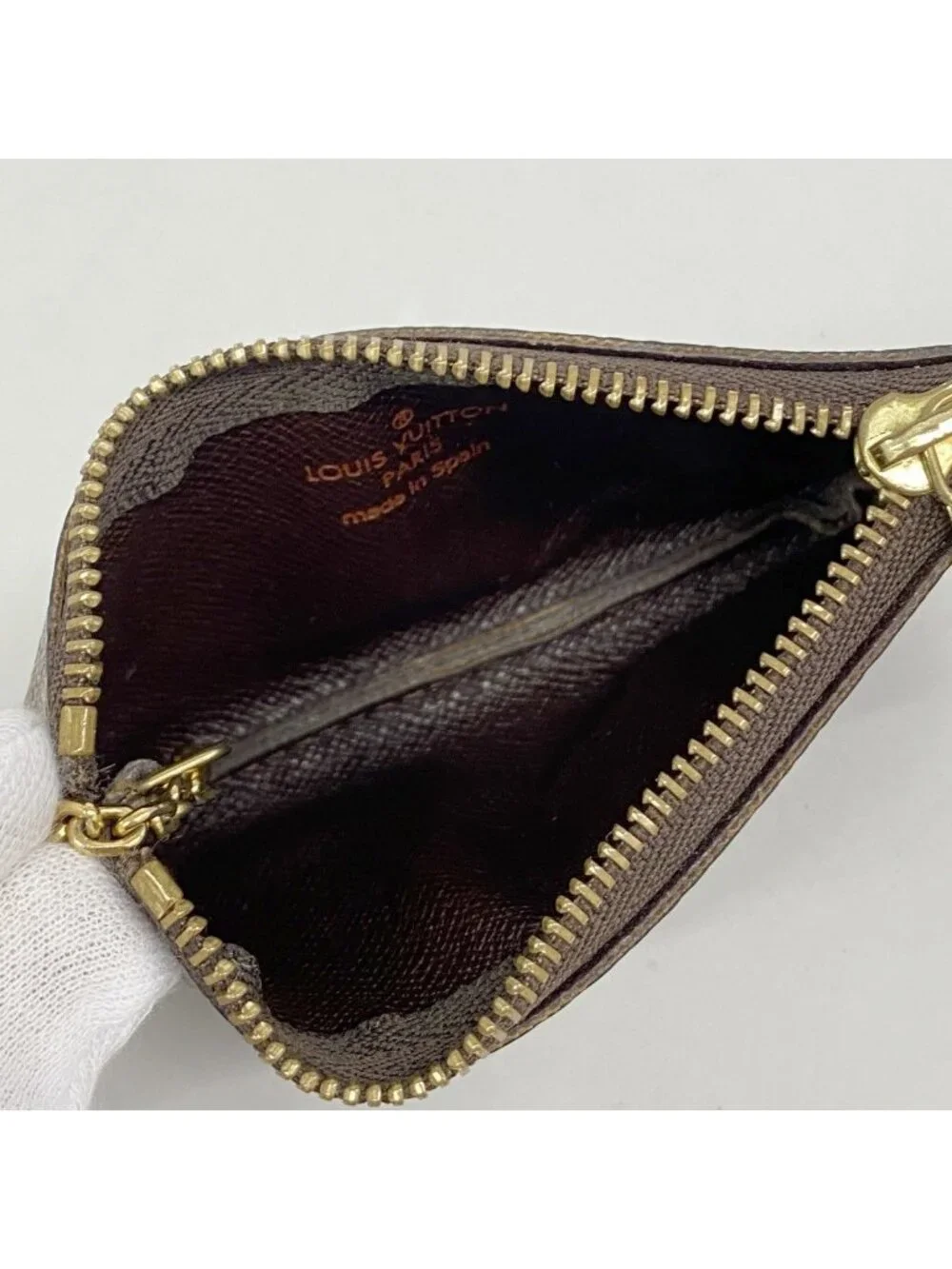 Louis Vuitton Coin Case Damier Pochette Cles Ebene